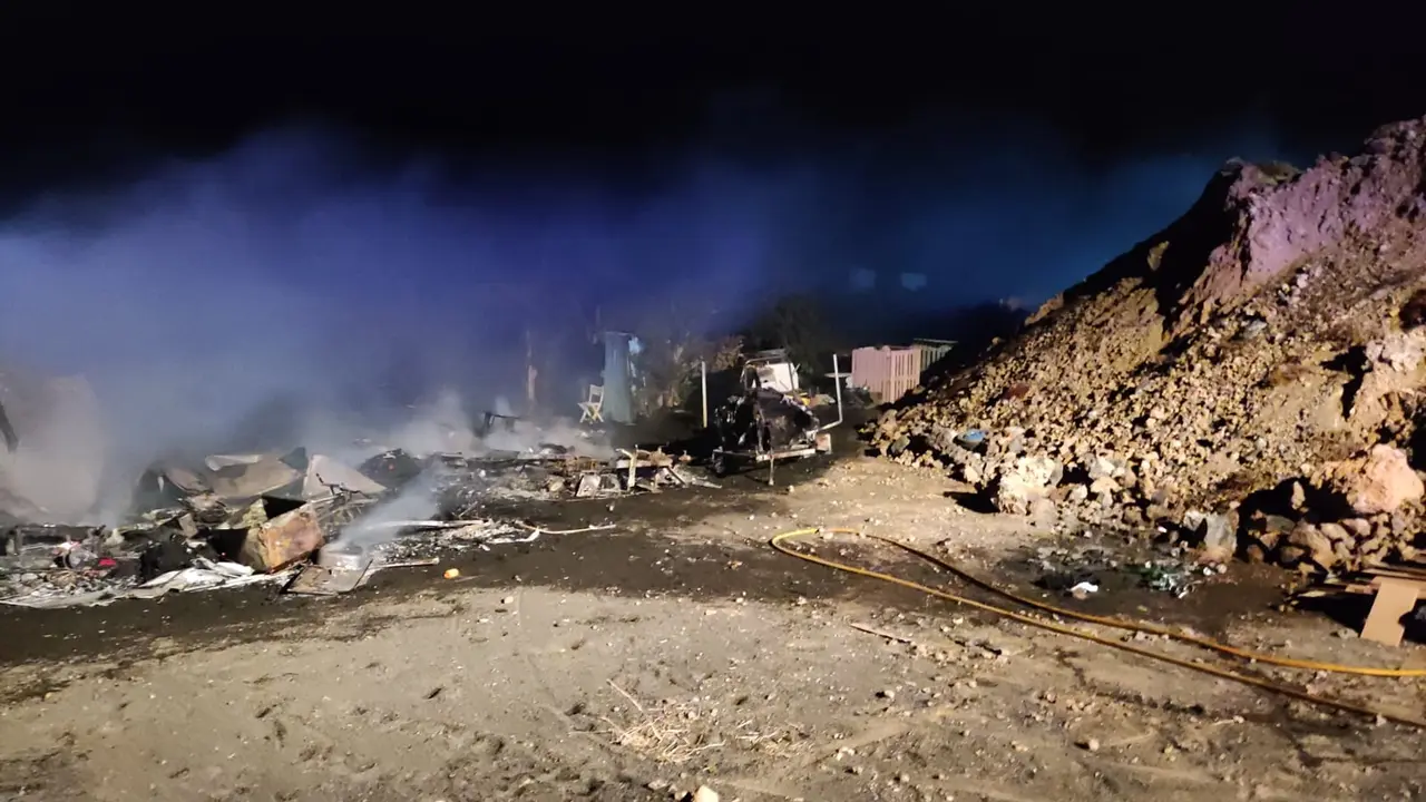 Incendio en El Cuchillo