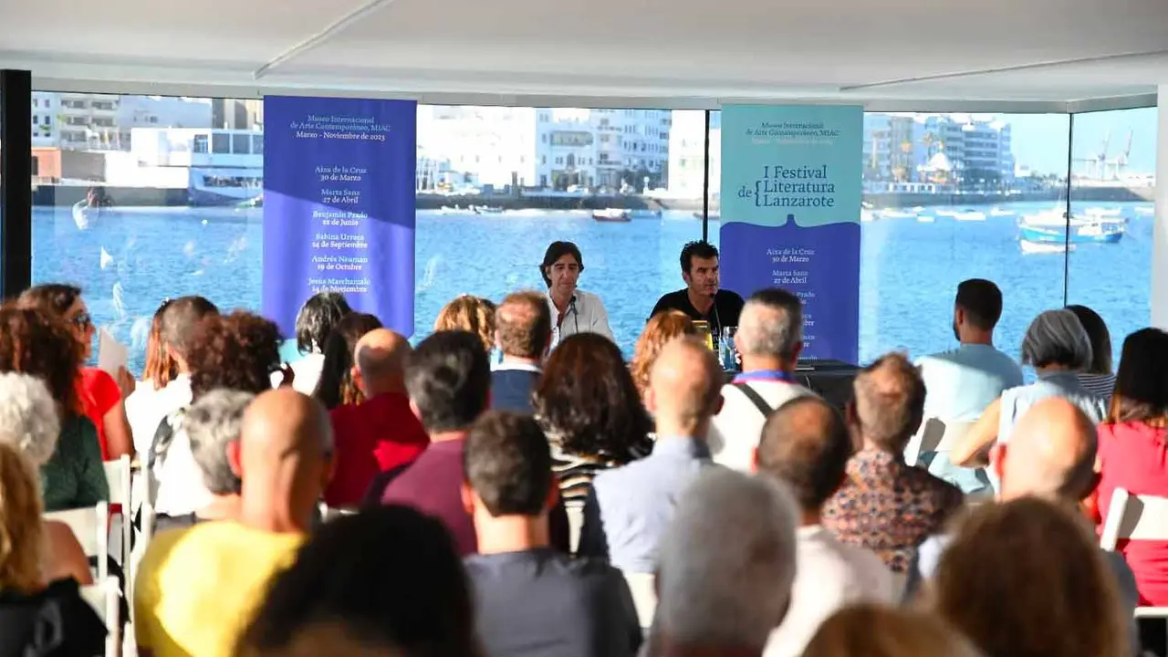 Benjamín Prado en el Islote de Fermina