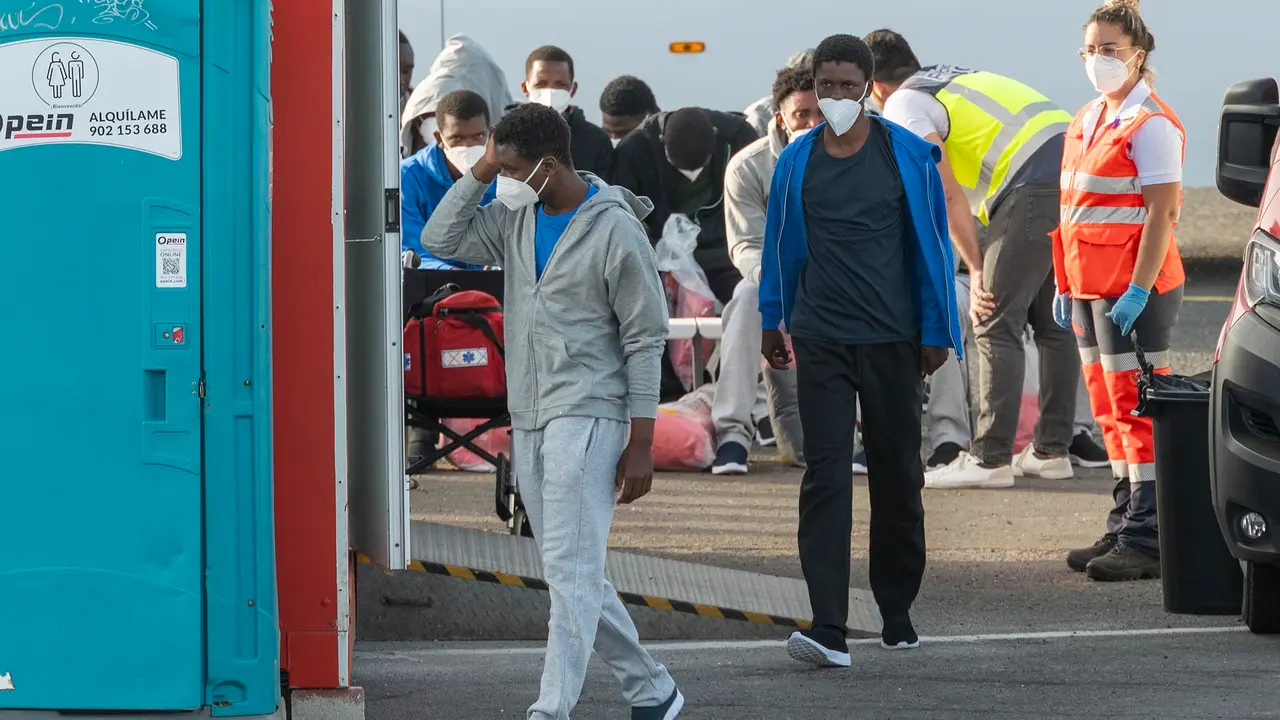 Patera llegada el lunes 26 de junio de 2023 a Lanzarote
