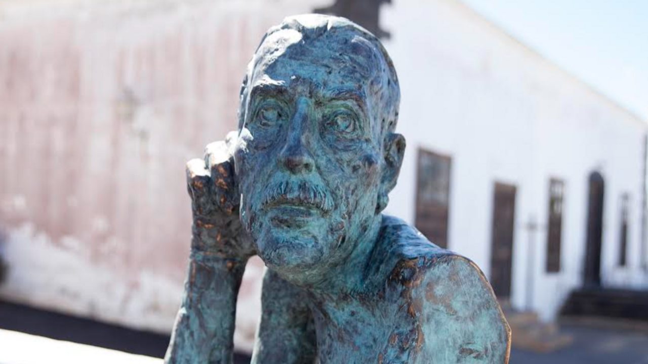 Leandro Perdomo, escultura en La Villa.