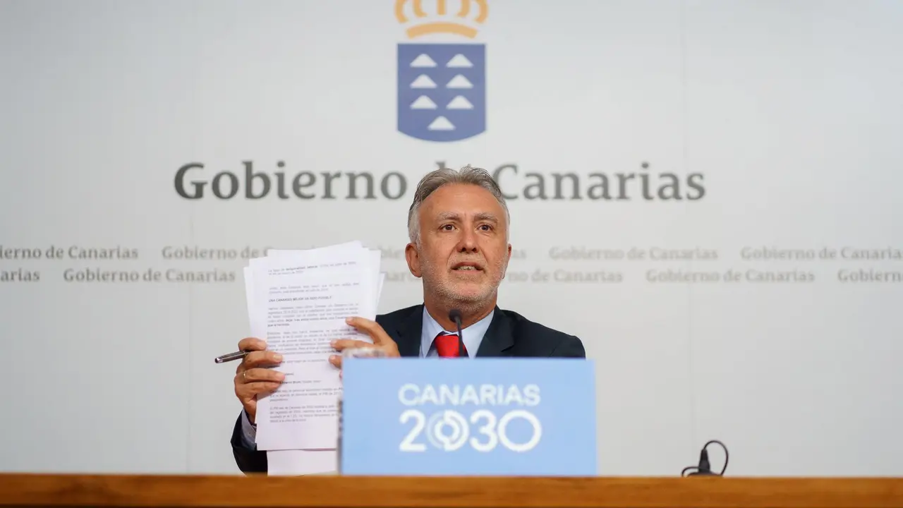 Ángel Víctor Torres, presidente en funciones del Gobierno de Canarias.