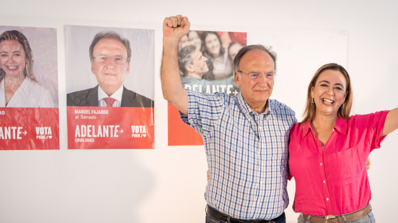 Loli Corujo y Manuel Fajardo Palarea.