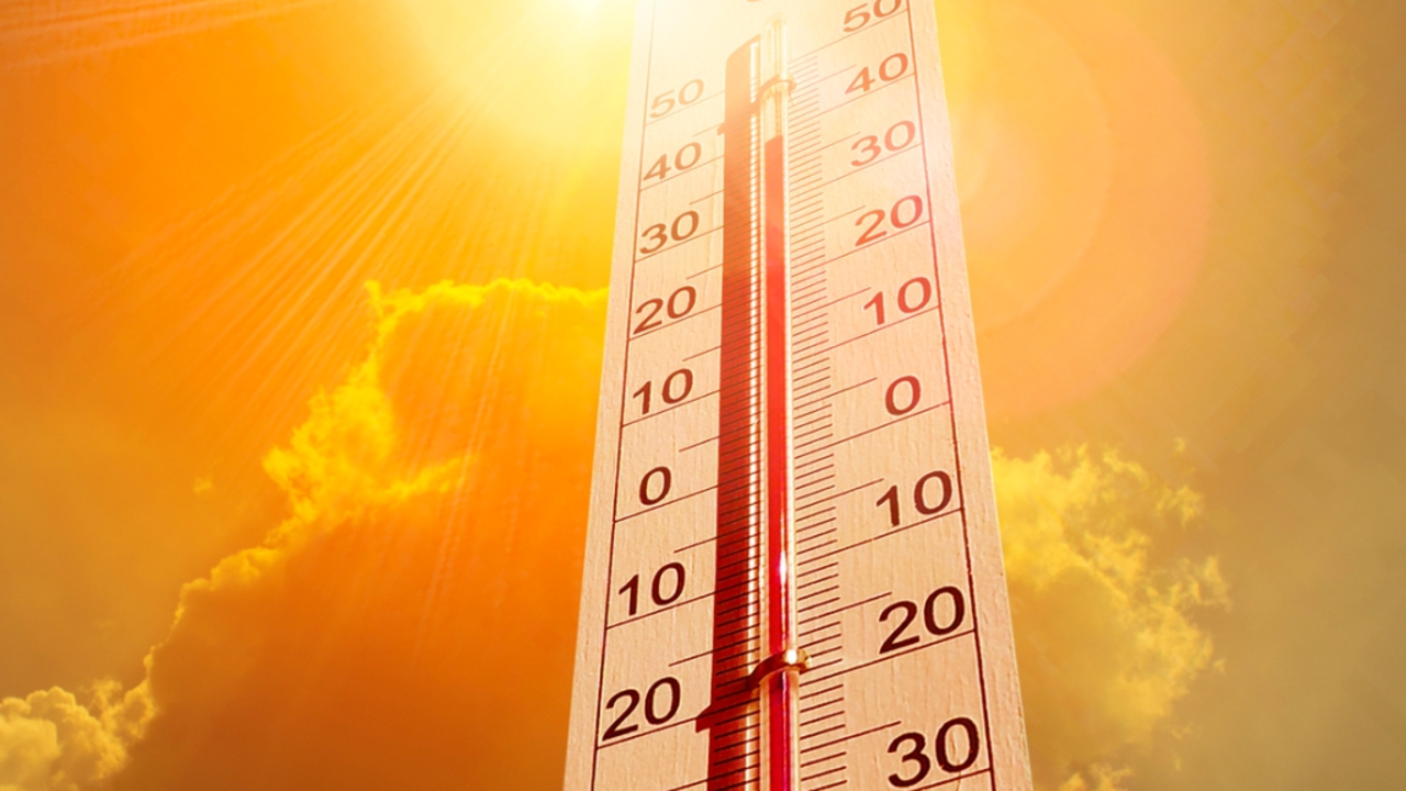 Thermometer in the sky, the heat