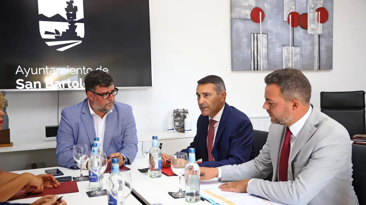 Visita del Cabildo a San Bartolomé.