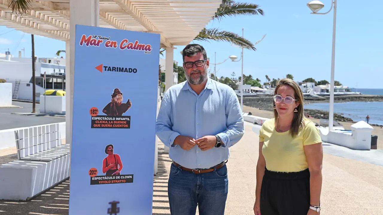 Isidro Pérez, alcalde de San Bartolomé, Mar en Calma.