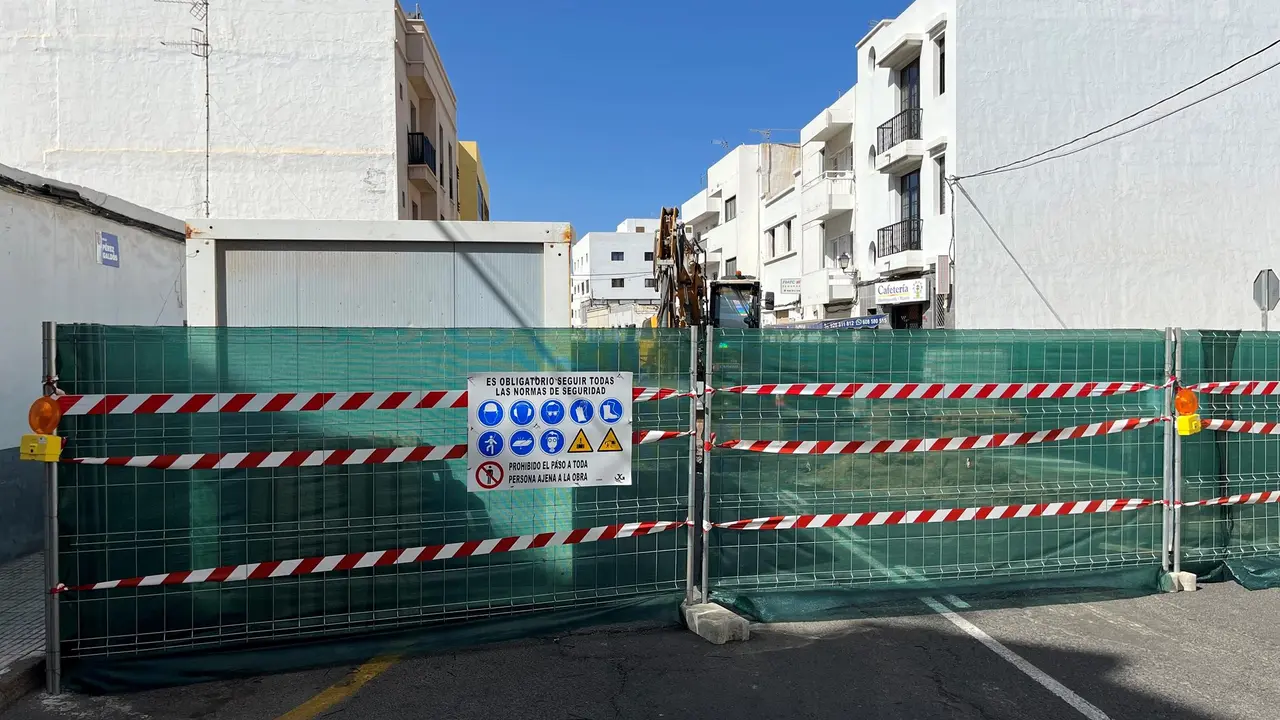Inicio de las obras del Emisario de Arrecife.
