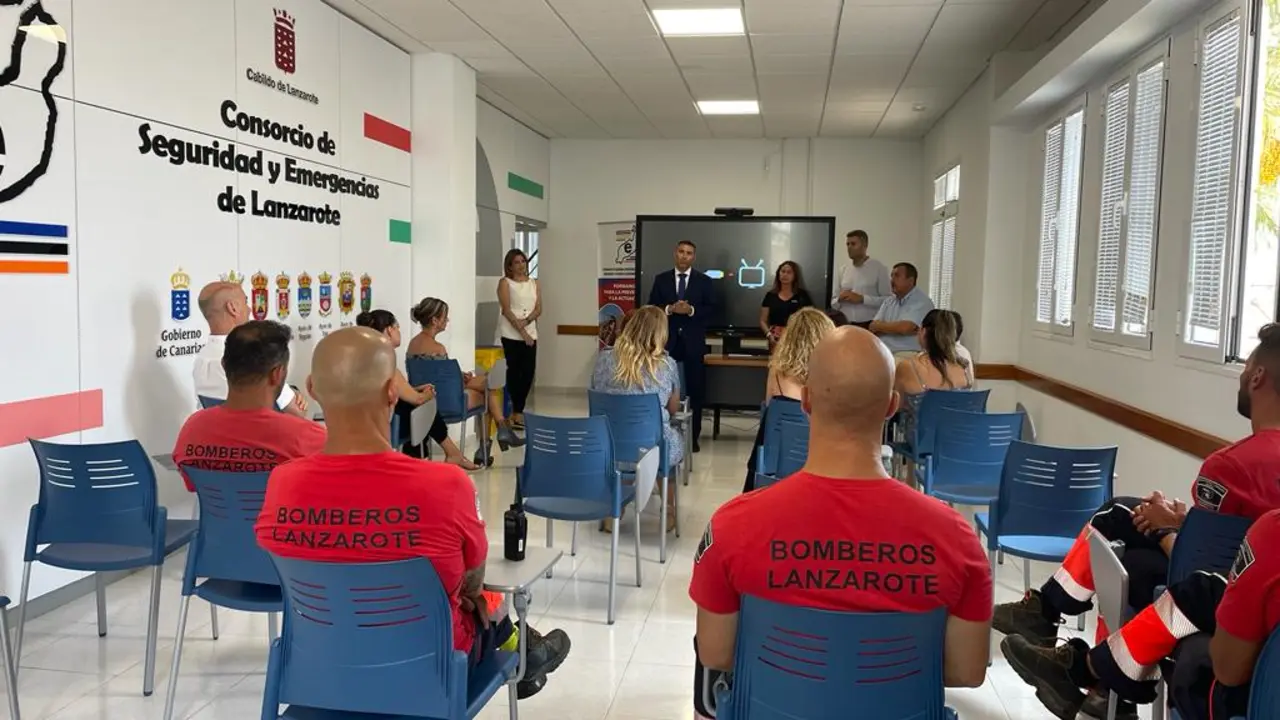 Reunión en el Consorcio de Seguridad y Emergencias.