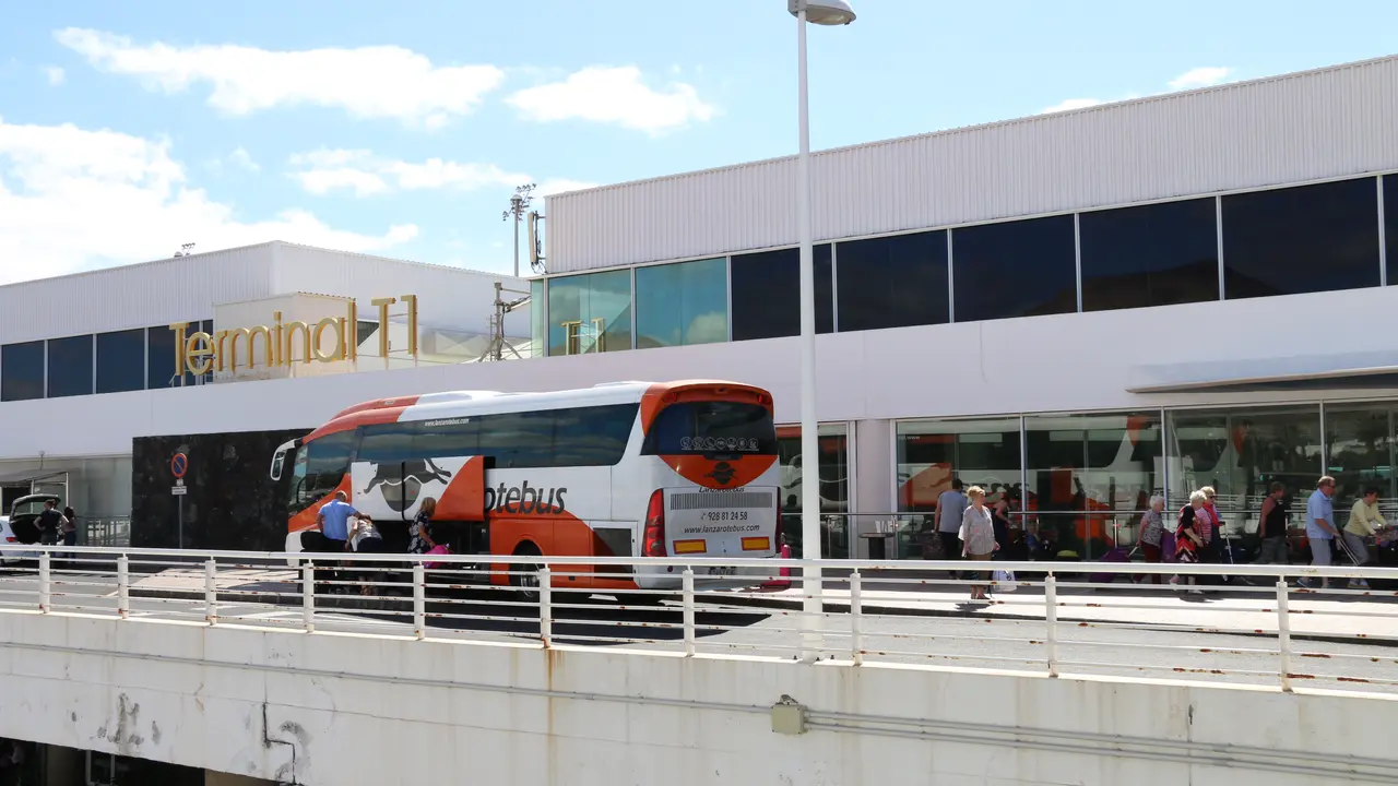Llegadas. Aeropuerto de Lanzarote.