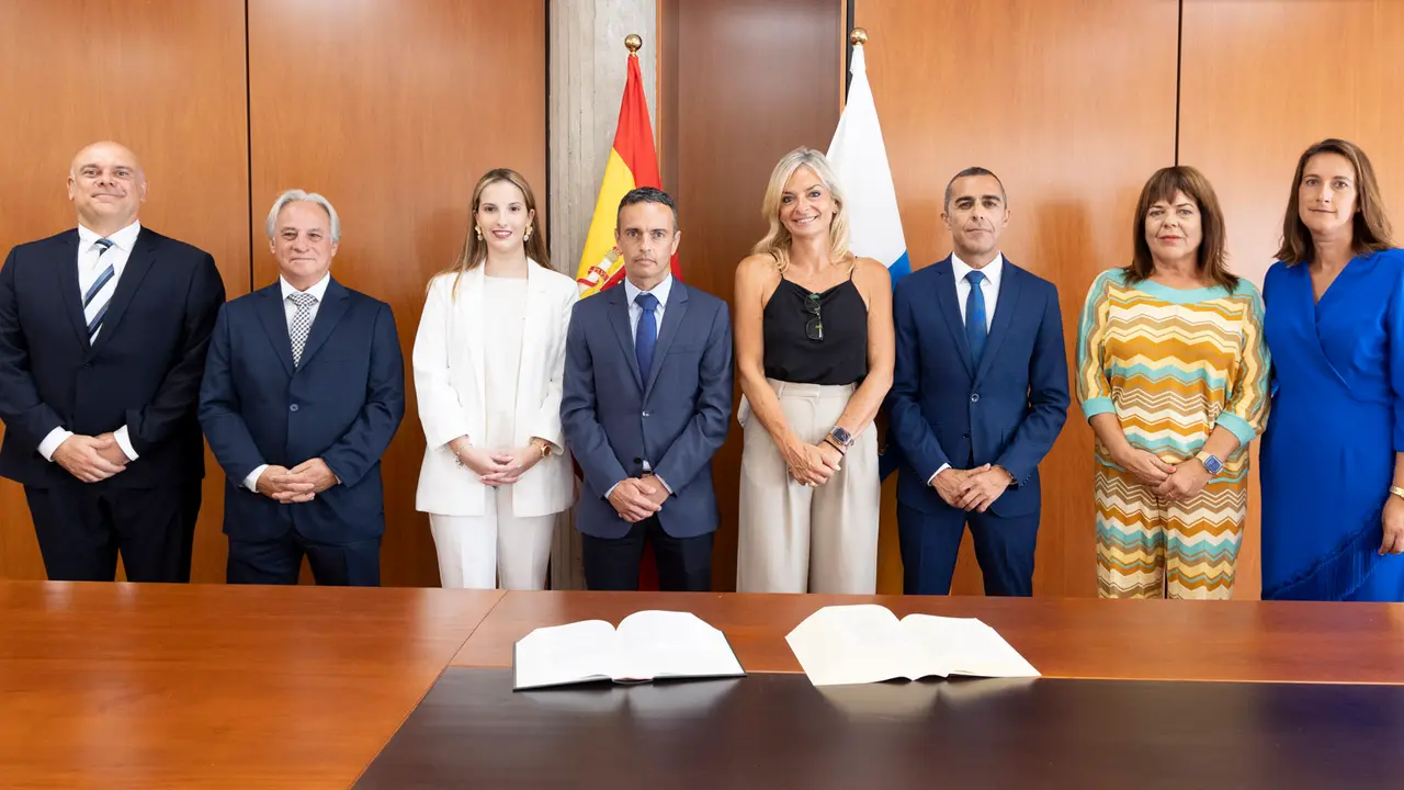 Momento de la toma de posesión.