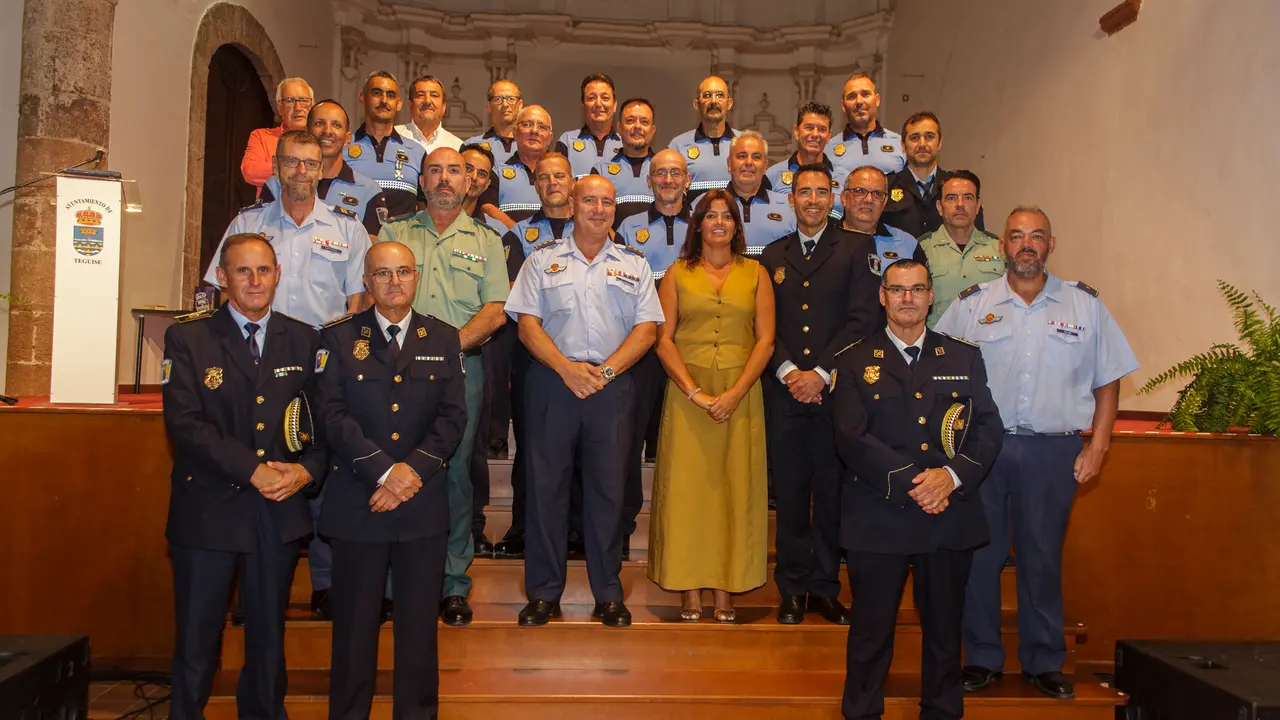 Medallas Policias Locales Teguise 2023.
