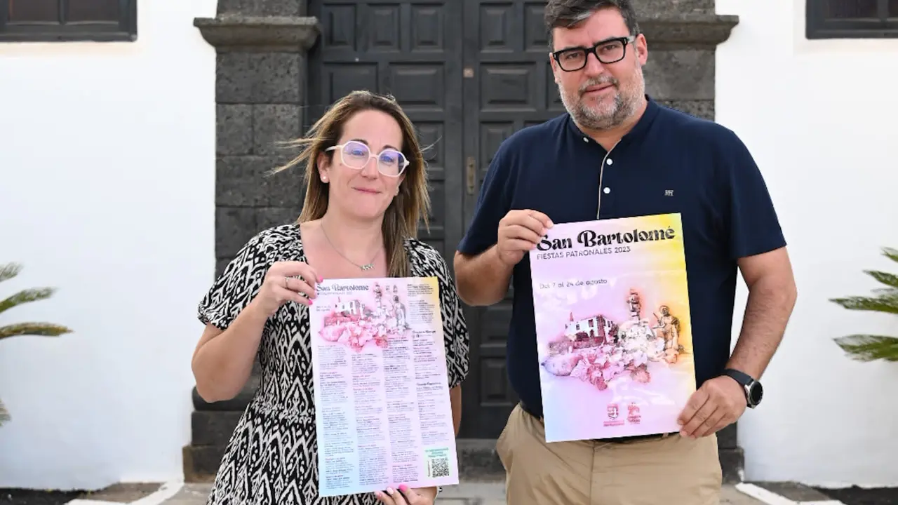 Cartel de las fiestas de San Bartolomé.