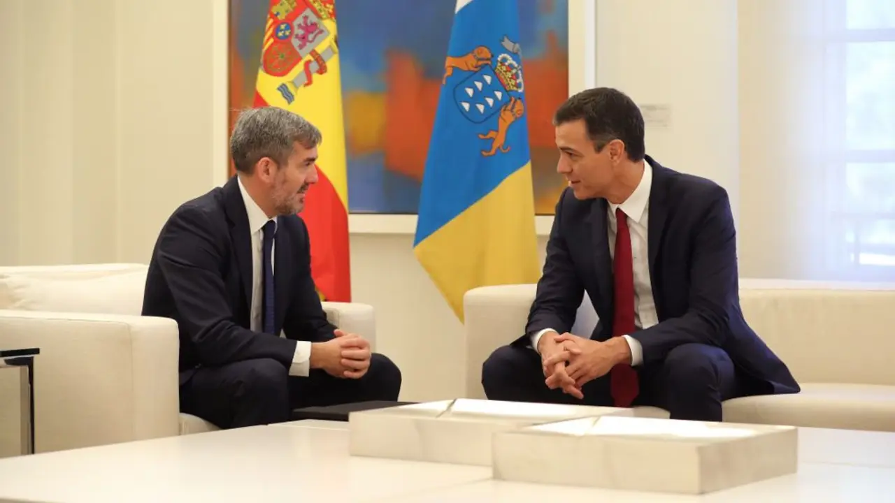 Pedro Sánchez y Fernando Clavijo en una imagen de archivo.