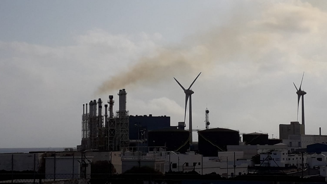 Central térmica de Punta Grande. Imagen de archivo.