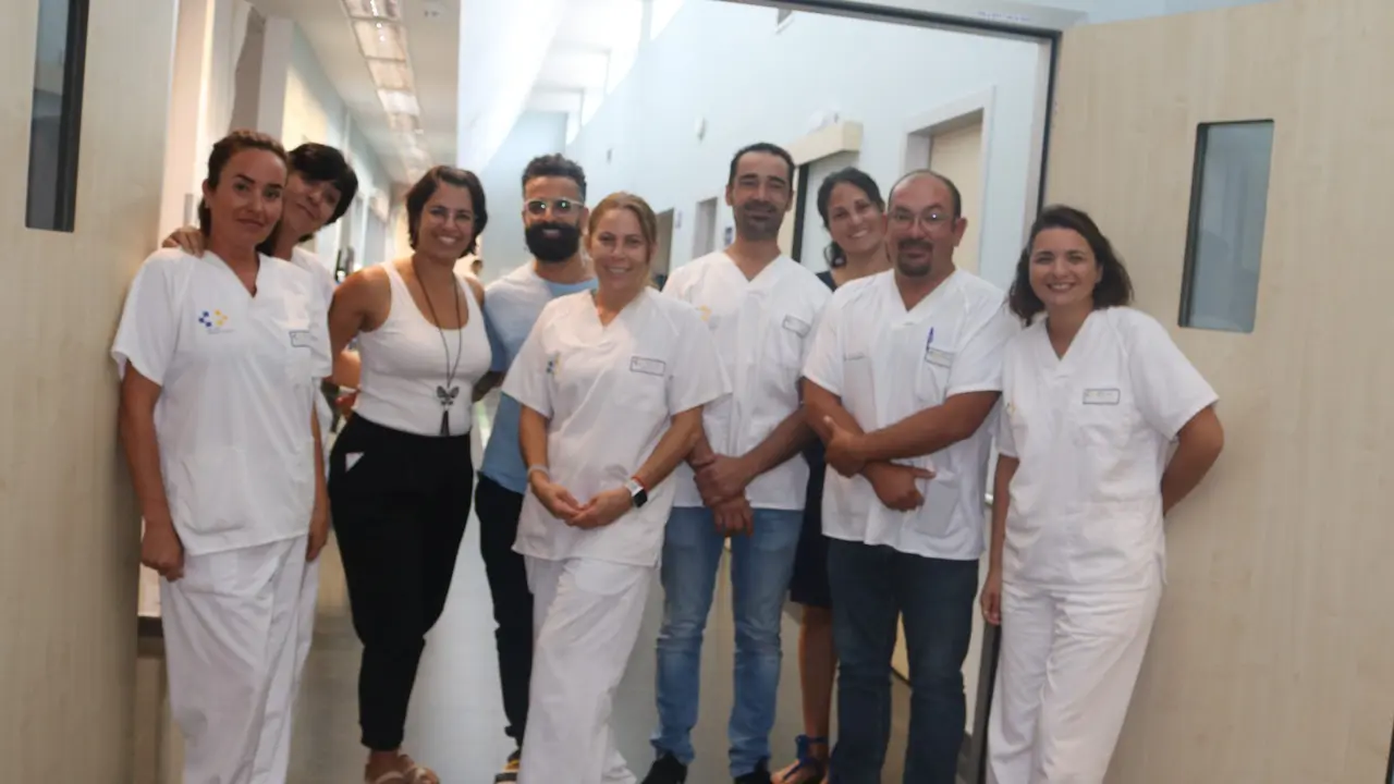 Integrantes de los servicios de Urgencias y de Calidad de la Gerencia Sanitaria de Lanzarote