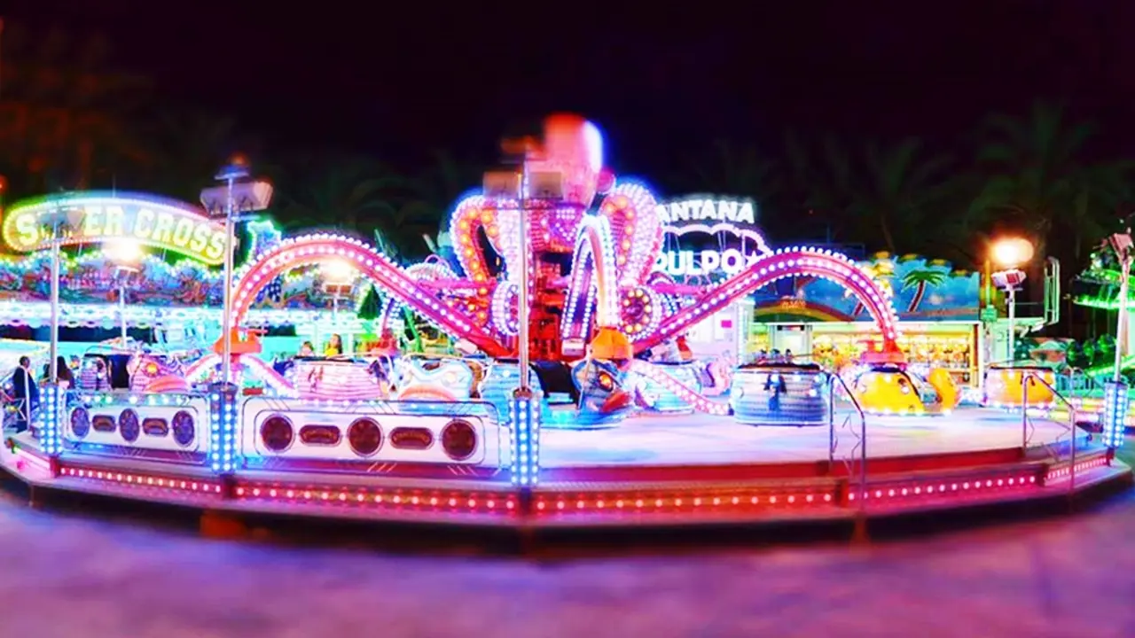 Atracciones de las fiestas de San Ginés. Imagen de archivo.