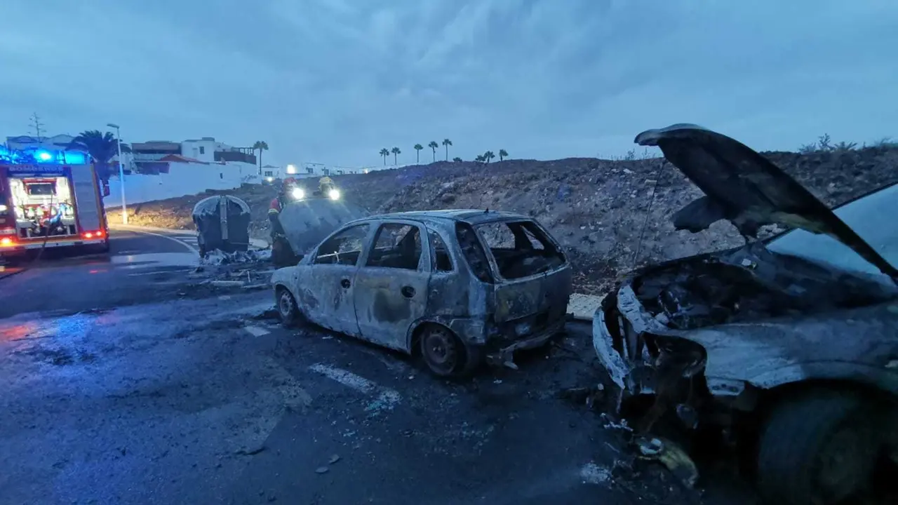 Imagen del incendio.