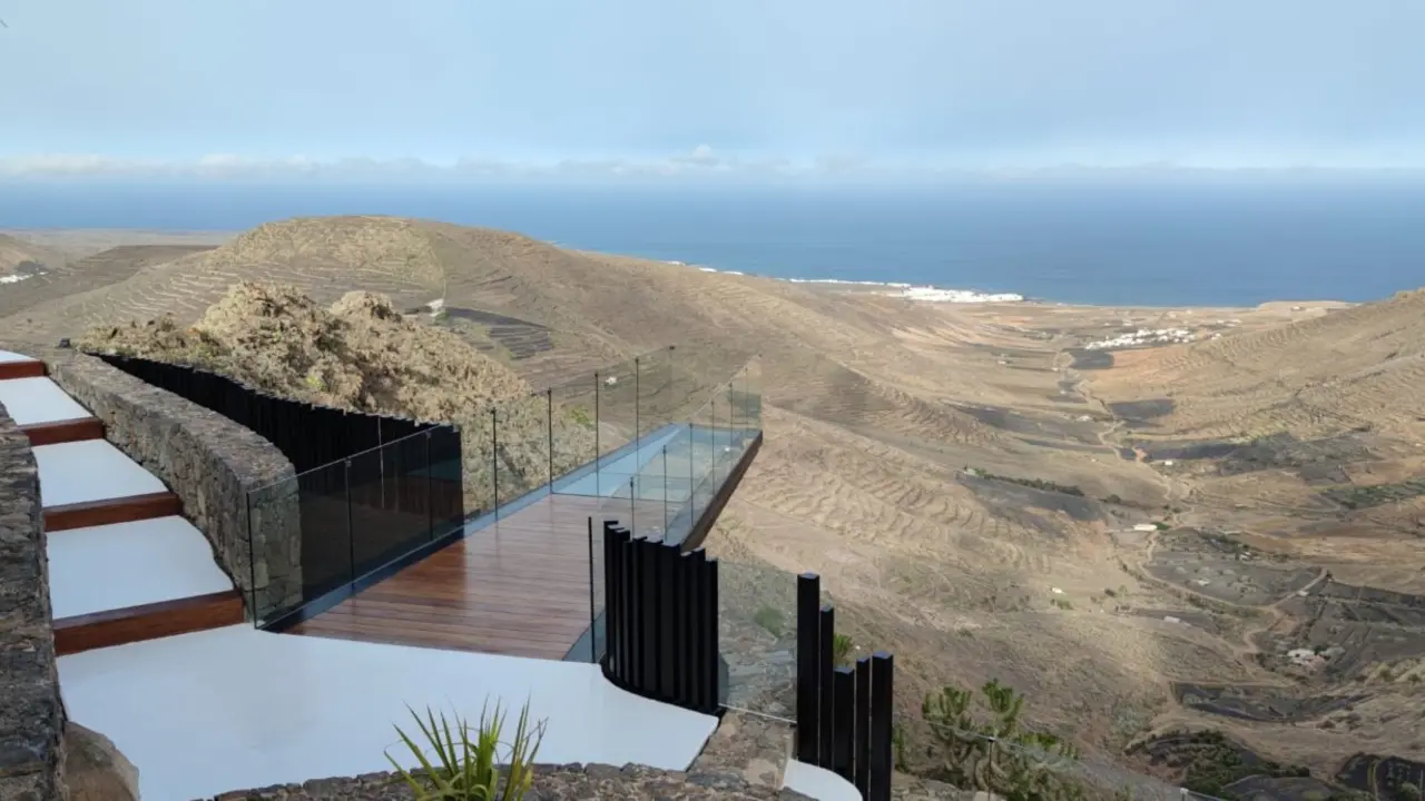 Mirador de Haría tras la rehabilitación.