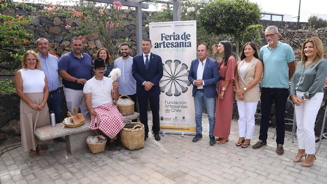Presentación de la Feria de Artesanía de Mancha Blanca.