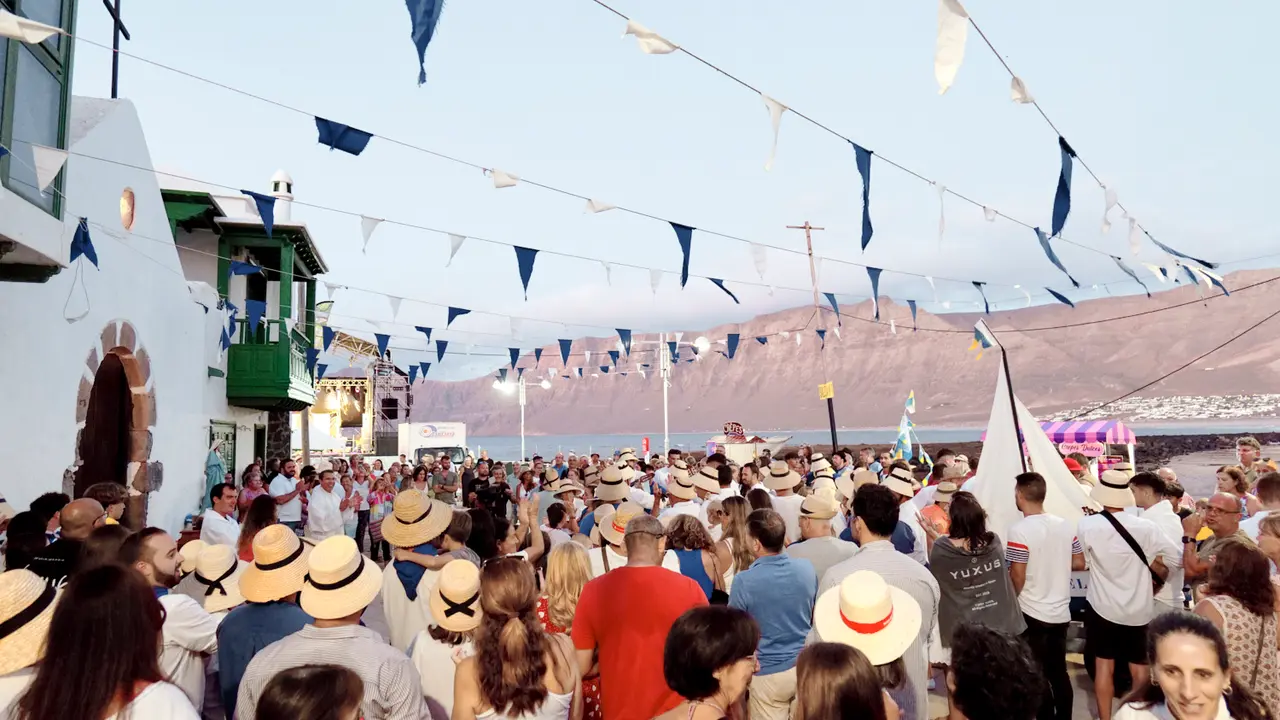 Romería en Caleta de Famara 2023.