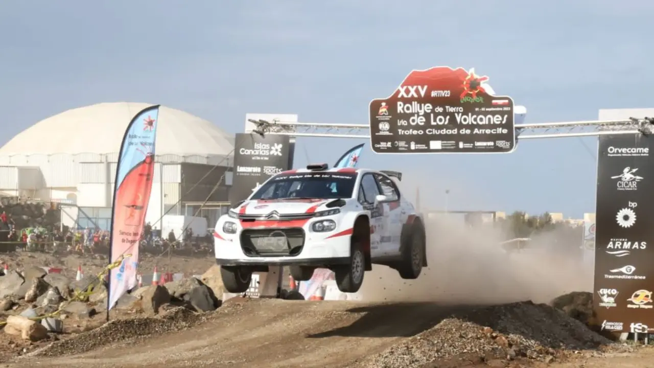 Rallye isla de los volcanes. Imagen de archivo.