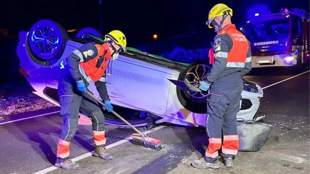 Vuelco del veh&iacute;culo