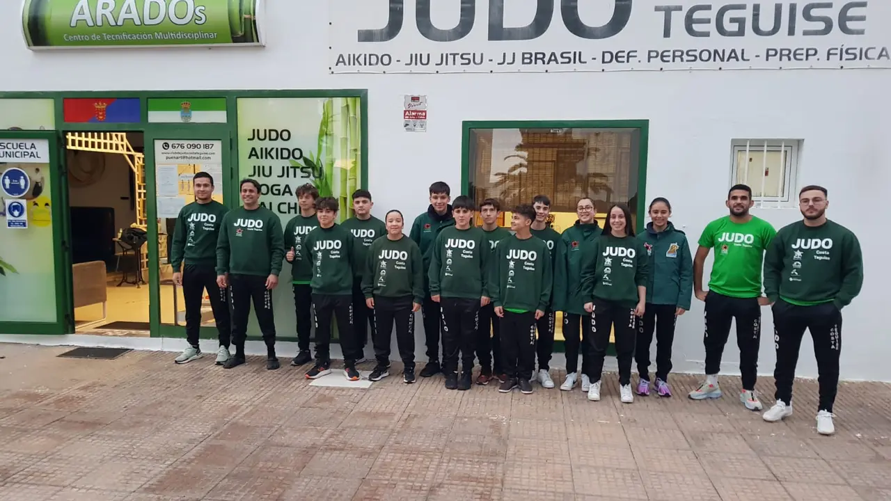 Club de Judo Costa Teguise.  Foto archivo.