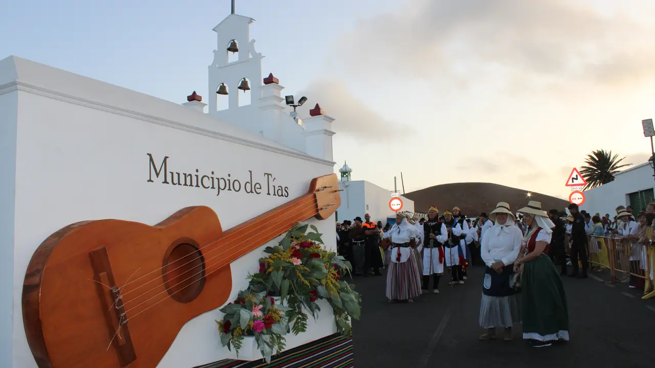 Grupo de Tías en la romería de Los Dolores. Imagen de archivo.