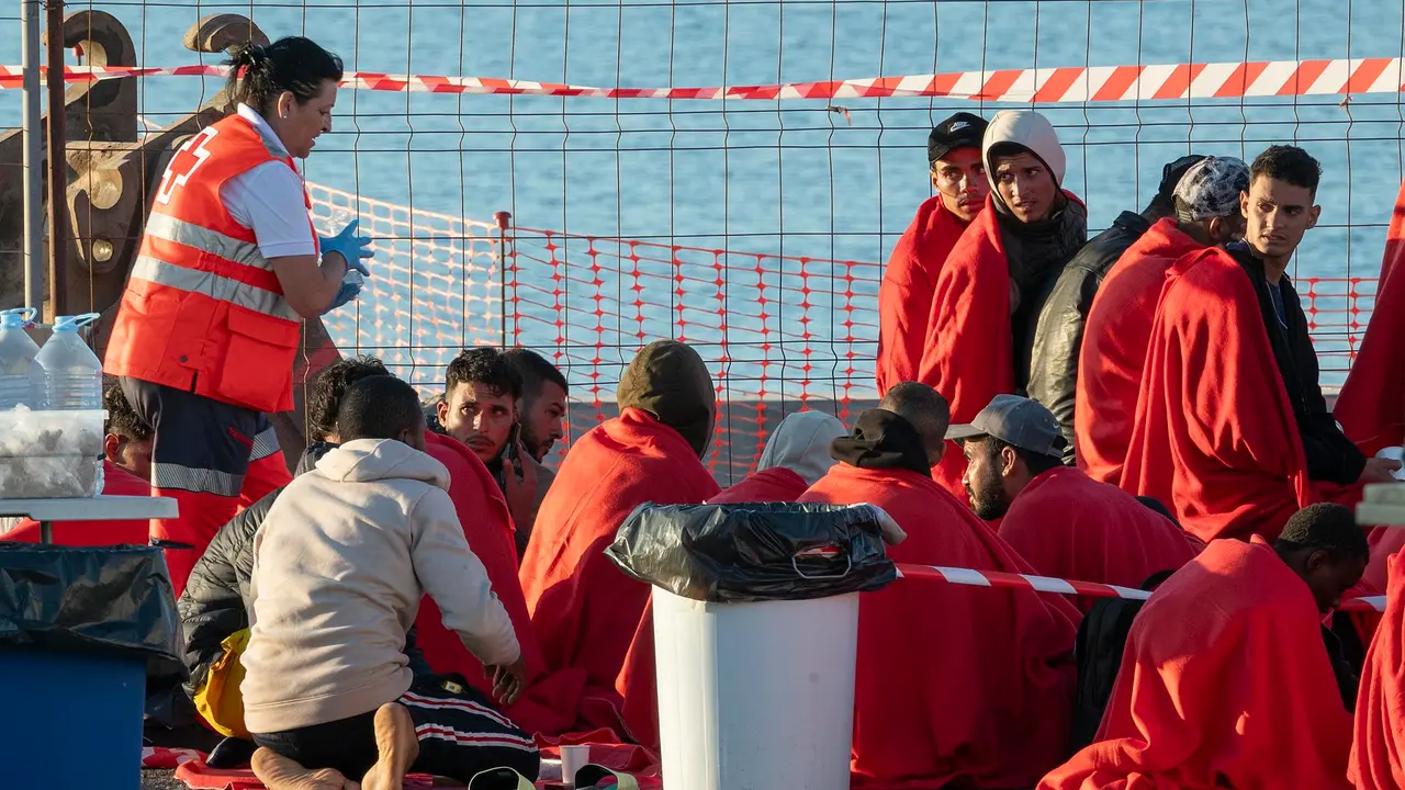 Inmigrantes. Foto EFE Adriel Perdomo.