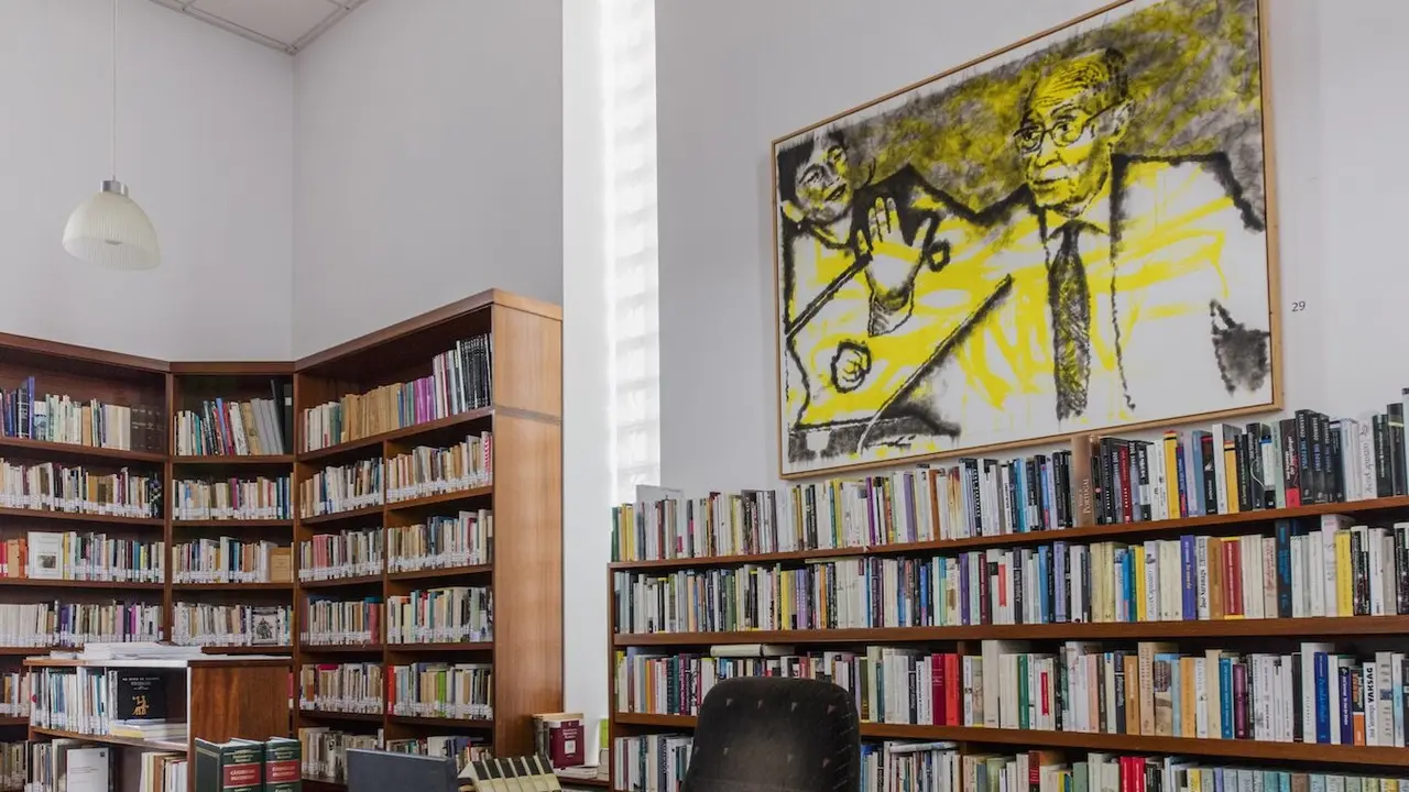 Biblioteca de la Casa Museo José Saramago.