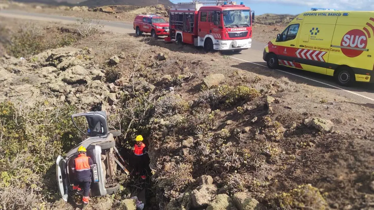 Imagen del accidente.