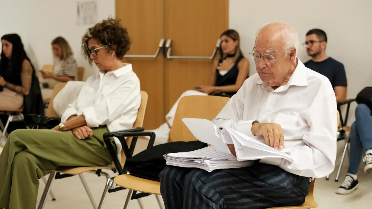 María Isabel Déniz y Felipe Fernández Camero durante el juicio. EFE.