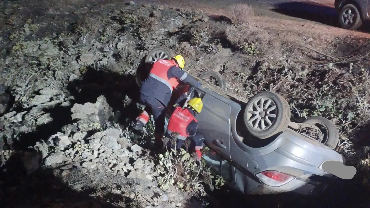 Vuelvo vehículo en Mancha Blanca