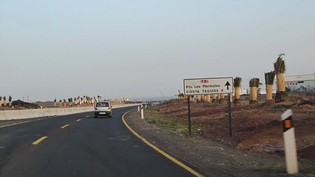 Carretera de Lanzarote.