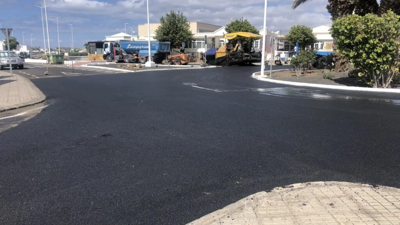 Glorieta de la calle Mástil, Playa Honda.