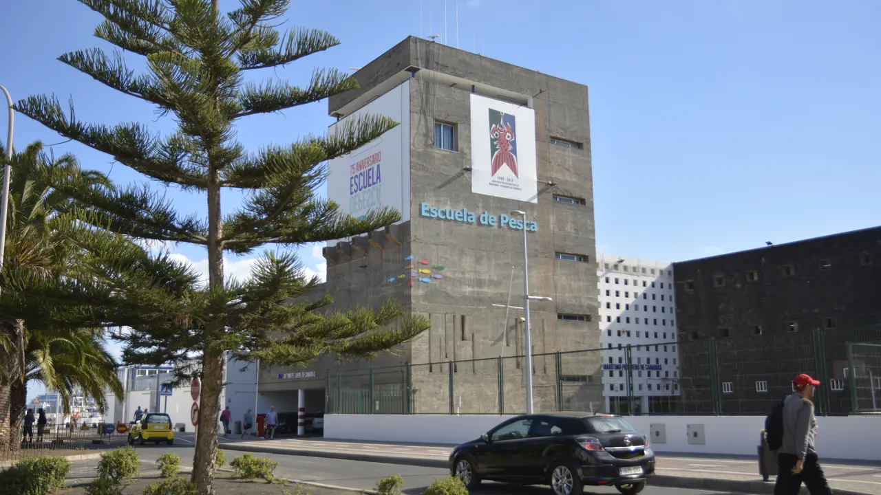La Escuela de Pesca durante el 75 aniversario de su creación. Imágen de archivo.