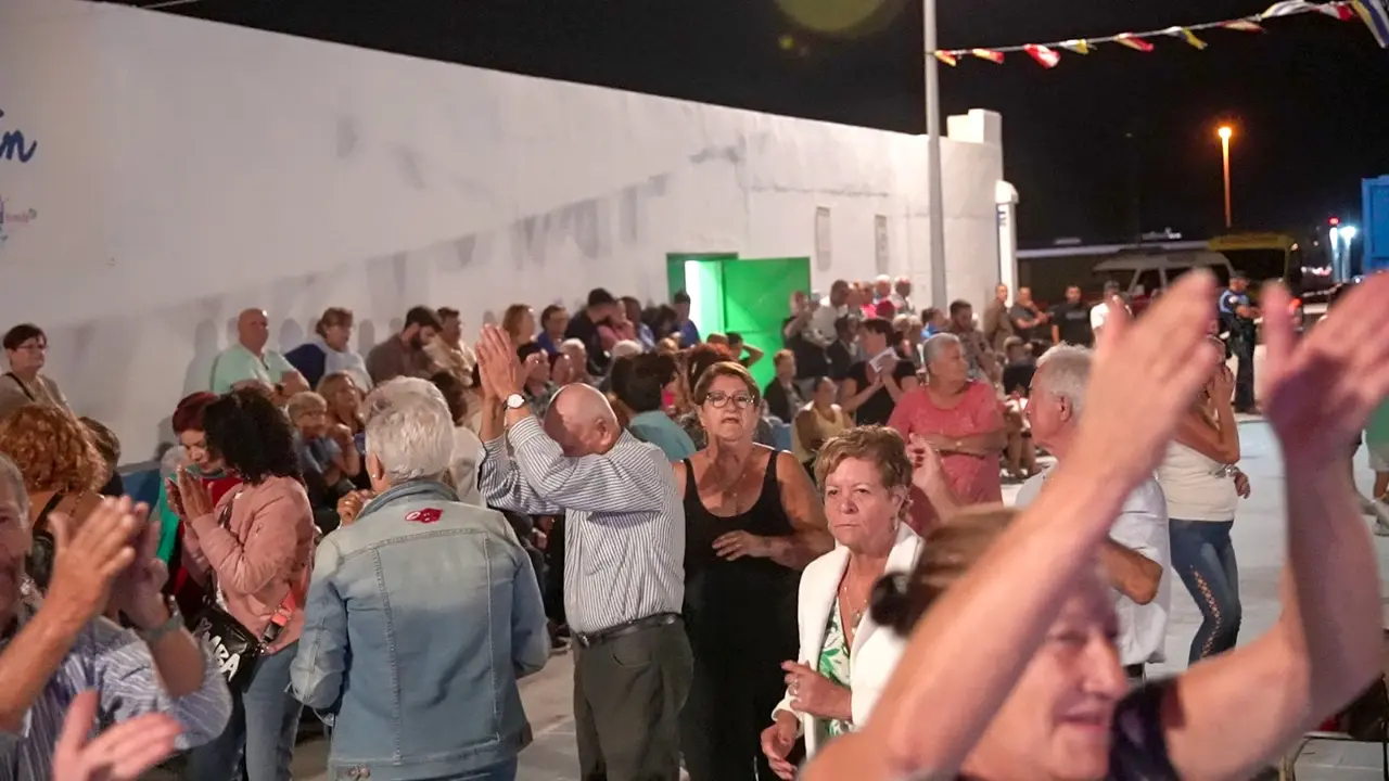 Fiestas de Tinasoria el martes noche. Imagen de archivo.