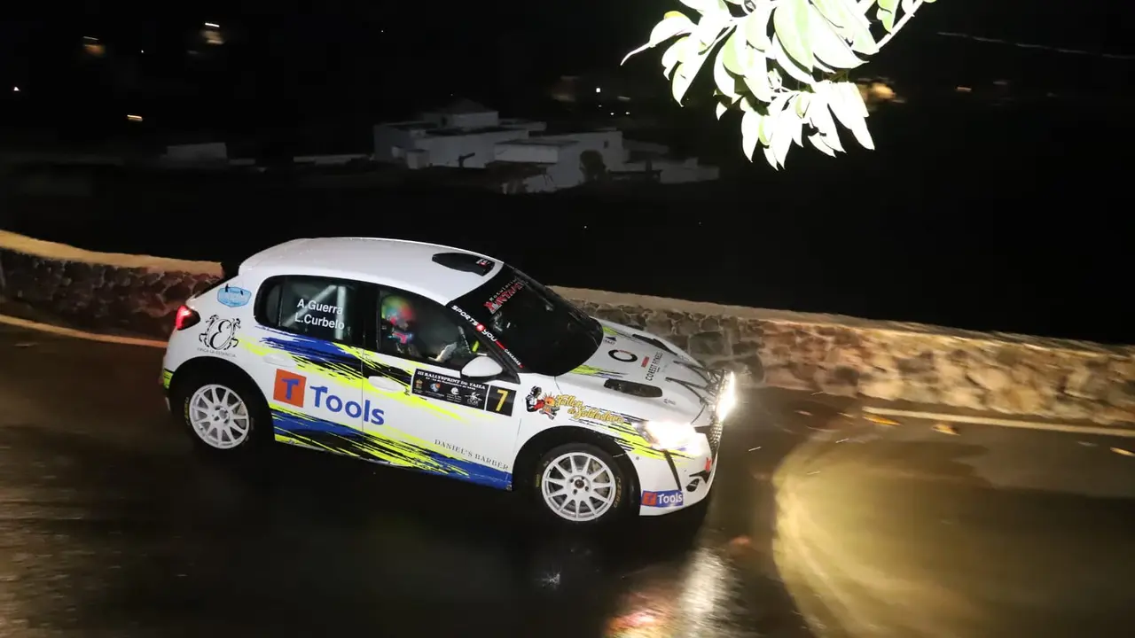 Uno de los participantes en el RallySprint Yaiza de 2023.