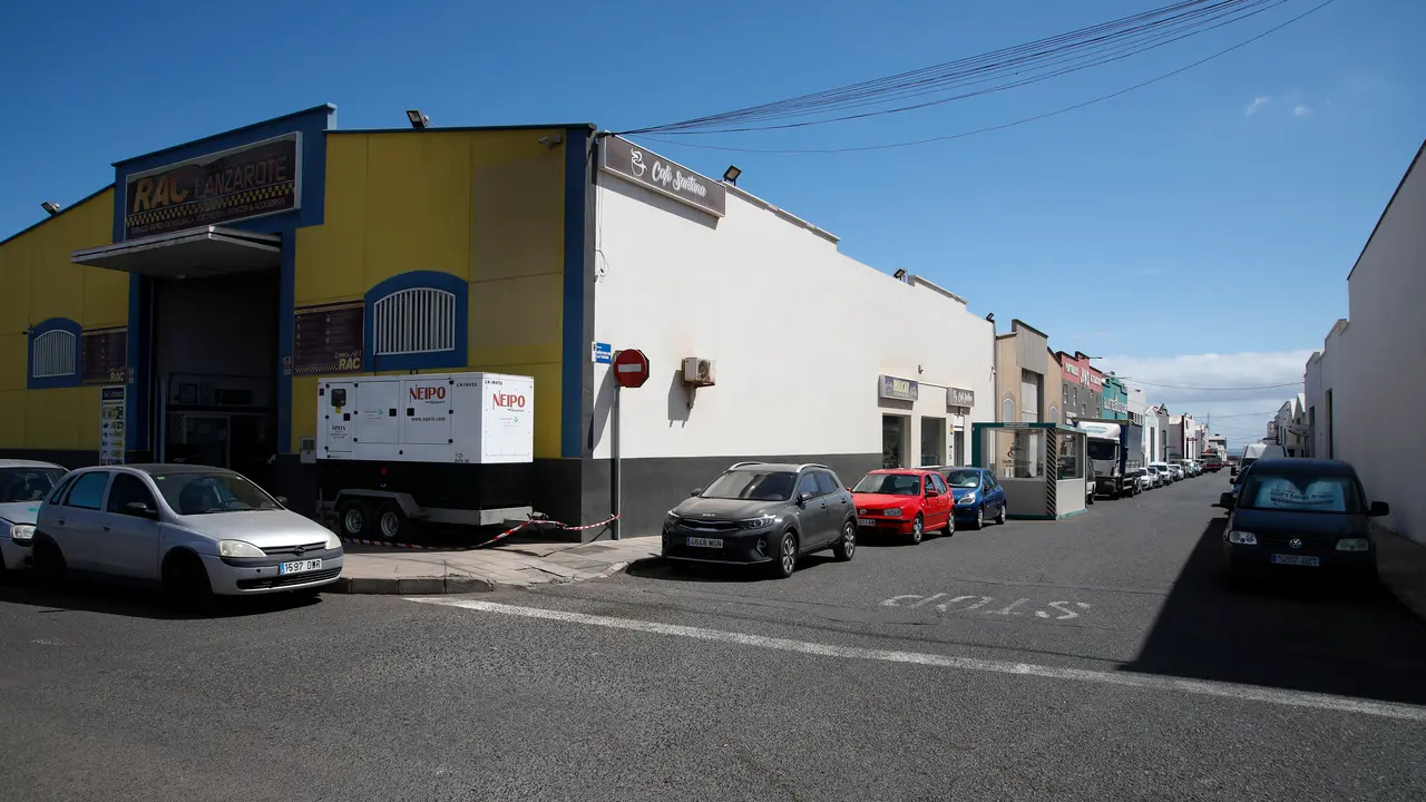 Zona Industrial de Tenorio, en Arrecife, uno de los espacios donde es más urgente intervenir. Foto JL Carrasco.