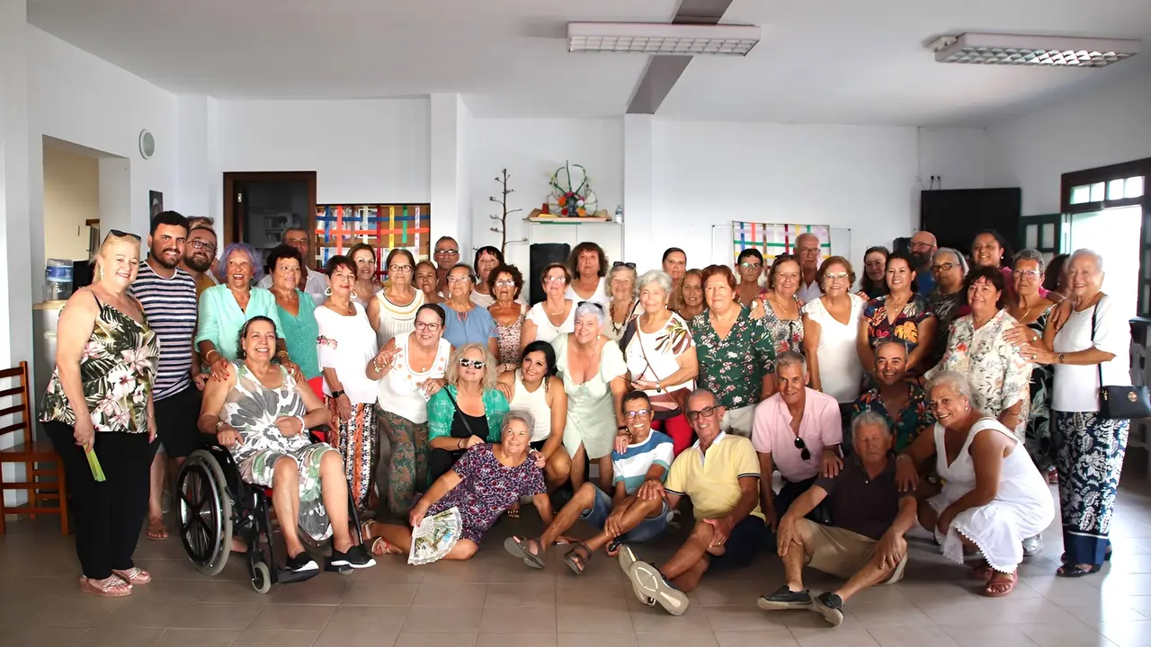 Imagen del homenaje.