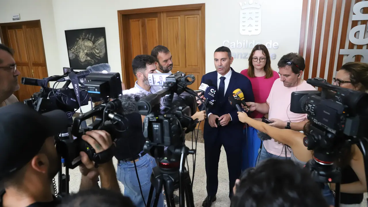 Visita de la consejera de Bienestar Social a Lanzarote.