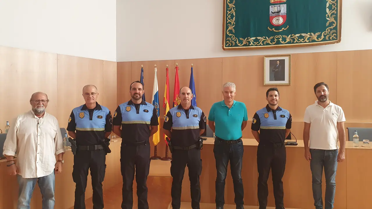 Toma de posesión de oficiales de la Policía Local de Tías.