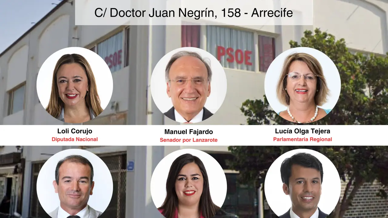 Cargos públicos del PSOE de Lanzarote.