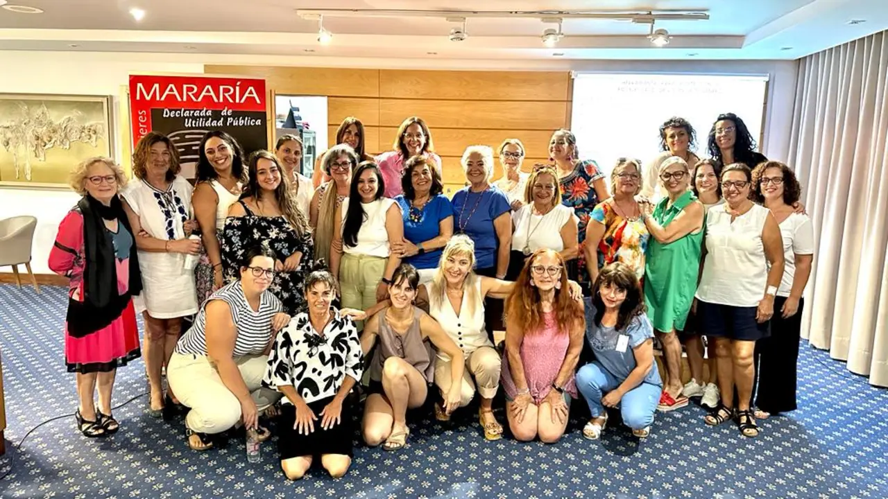 Foto de familia de las jornadas de Mararía.