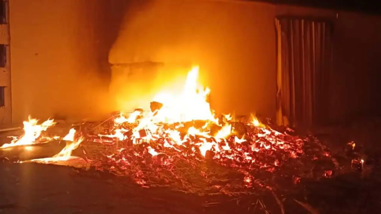 Imagen del siniestro.