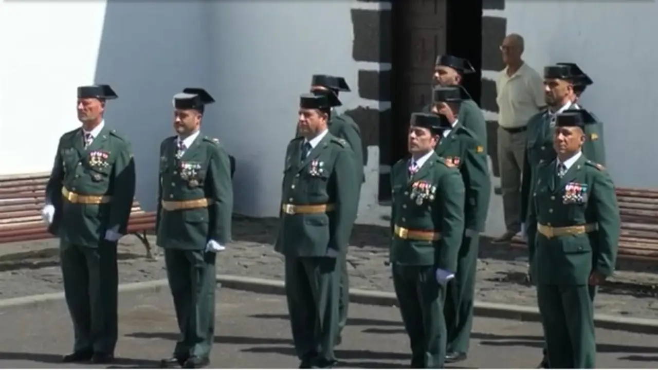 Guardia Civil en el Día del Pilar.