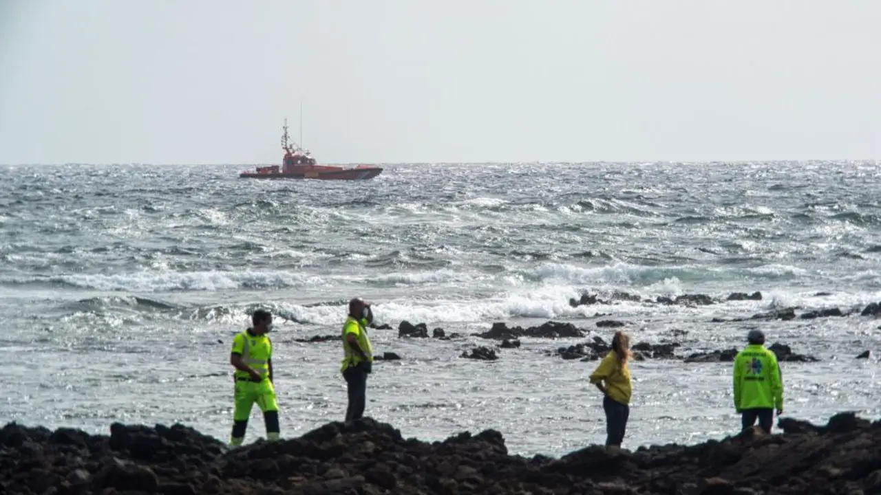 Imagen del rescate del naufragio.