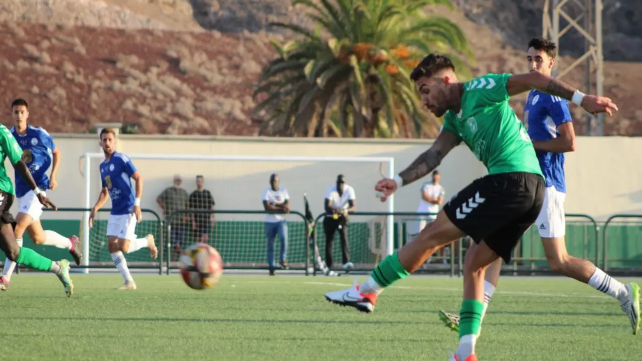 Un momento del partido