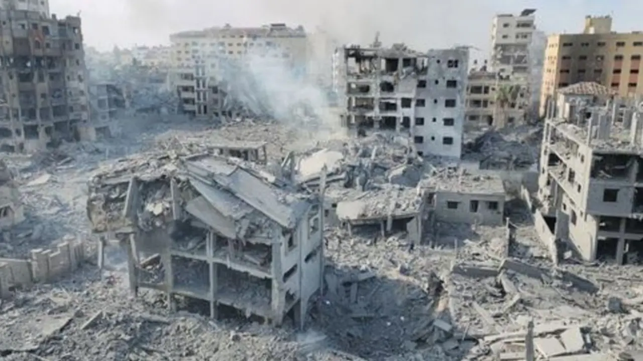 Viviendas destruidas en Gaza