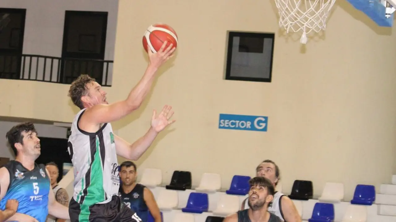 Un momento del parrtido