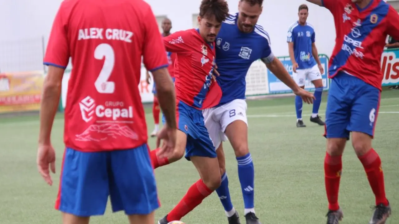 Un momento del partido